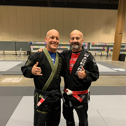 Master Carlos Machado with affiliate academy owners