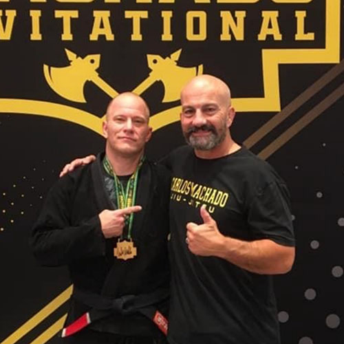 Master Carlos Machado with affiliate academy owners